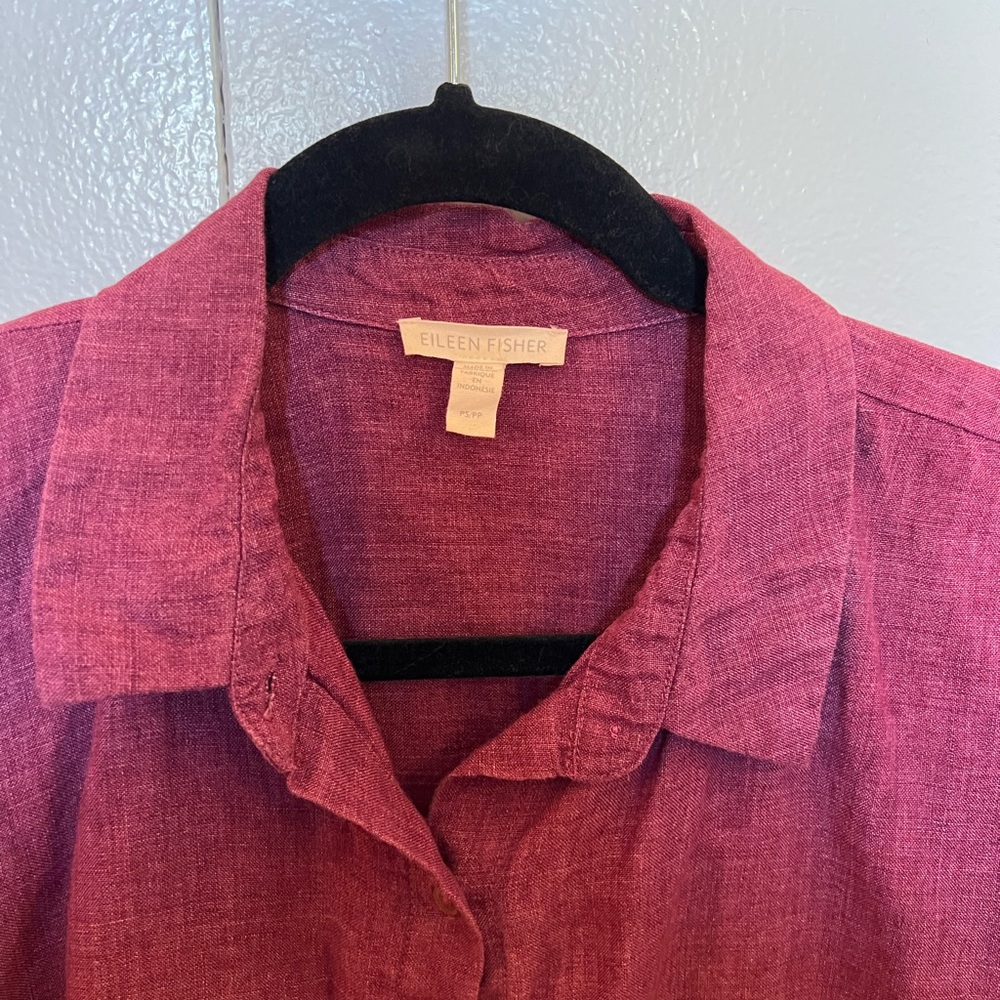 Eileen Fisher Organic Linen Top - Picture 2 of 6